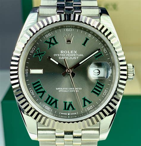 rolex datejust 41 wimbledon chrono24|rolex datejust 41 smooth bezel.